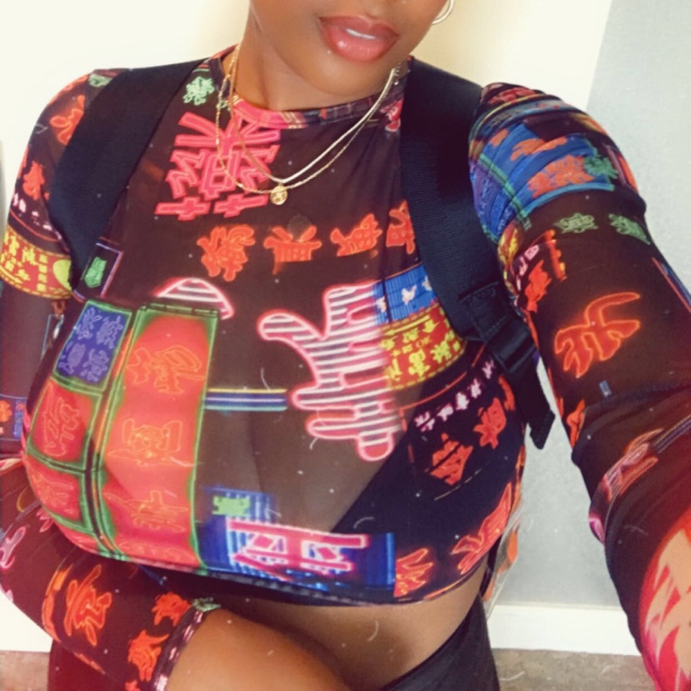 Pretty Little Things Mesh Top